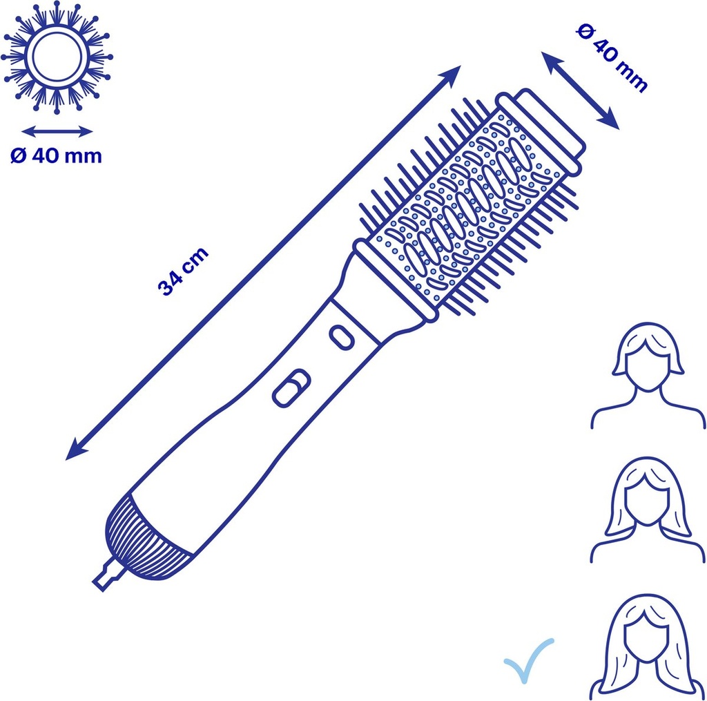 Styleox hot brush 40mm