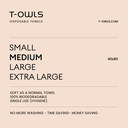 T-OWLS Wegwerphanddoek MEDIUM 40X80 - 50PCS