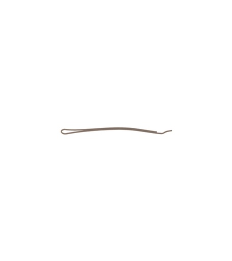 [S940015115] SIBEL Klassieke haarspelden Lisette Bruin 50mm Doos 500st