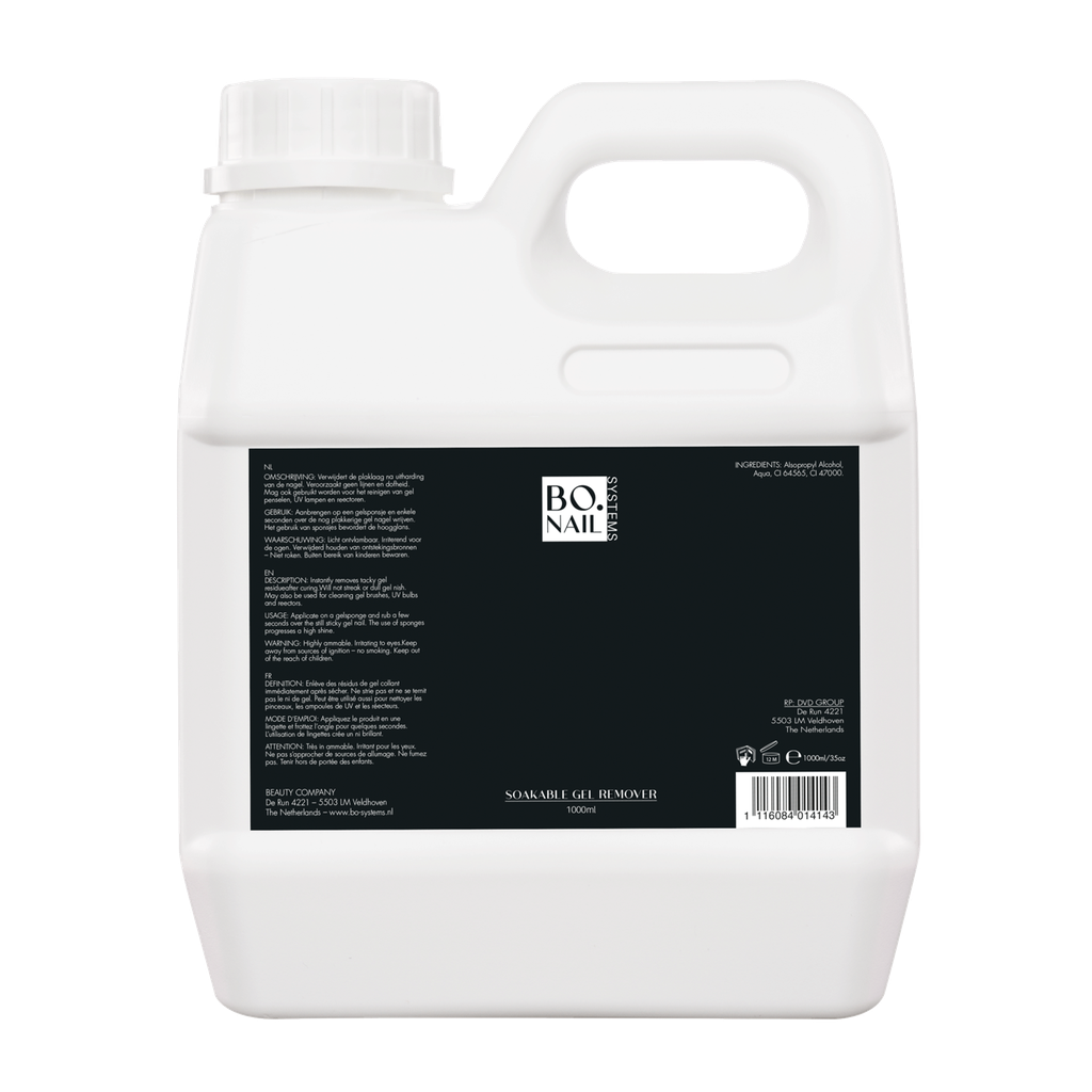 BO. Soakable Gel Remover 1000ml